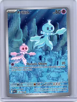 Frillish 126/086 Illustration Rare White Flare Pokemon Holo Near Mint - Image 1