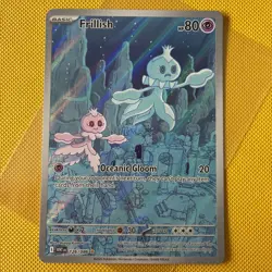 Pokemon TCG Frillish Holo Card White Flare Illustration Rare 126/086 - Image 1