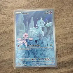 Pokemon TCG Frillish Holo Card White Flare Illustration Rare 126/086 - Image 1