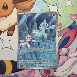Pokemon TCG Frillish Holo Card White Flare Illustration Rare 126/086 - Image 1