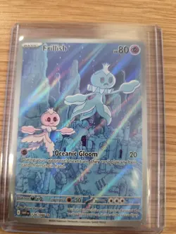 Pokemon TCG Frillish Holo Card White Flare Illustration Rare 126/086 - Image 1