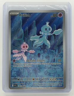 Pokemon TCG Frillish 126/086 – White Flare – Illustration Rare – NM - Image 1