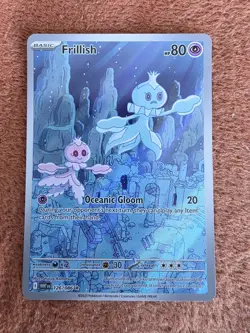 Frillish 126/086 Illustration Rare Scarlet Violet White Flare Pokemon TCG - Image 1