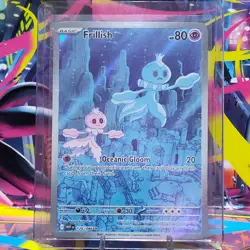 Frillish 126/086 Illustration Rare 2025 TCG Pokemon White Flare - Image 1