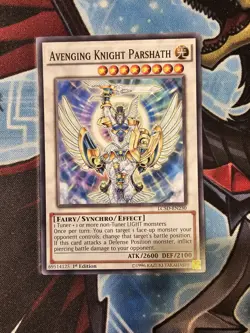 1x Avenging Knight Parshath LC5D-EN230 Common 1st Edition Yugioh - Image 1