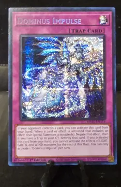Yugioh Dominus Impulse MP25-EN116 Prismatic Secret Rare 1st Ed Near Mint - Image 2
