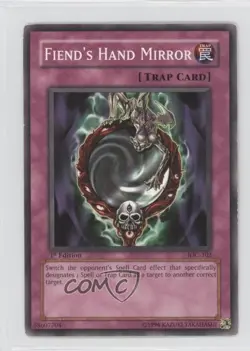 Fiend's Hand Mirror 1st Ed. YuGiOh Invasion of Chaos #IOC-102 2004 READ - Image 1