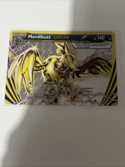 Mandibuzz BREAK XY182 XY Promos Pokemon Card LP - Image 1