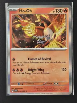 Ho-Oh 010/086 Chaos Rising Pokemon Holo NM - Image 1