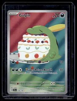 2024 Pokemon Stellar Crown Illustration Rare Gulpin (CF) - Image 1