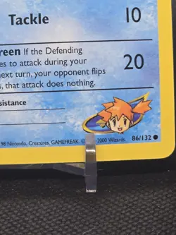 MISTY'S HORSEA - 086/132 - GYM HEROES - POKEMON CARD - LP VINTAGE 2000 - Image 2