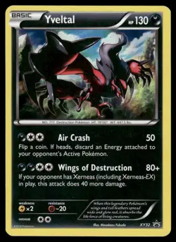 Pokemon Cards Yveltal XY32 XY Promo Holo Promo NM - Image 1