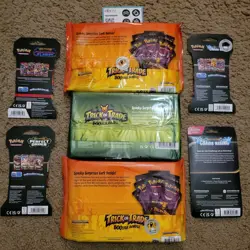 Lot of 3 Pokemon Trick or Trade Bundles and 4 New Sealed Booster Packs Mega 820650850783 - Image 2