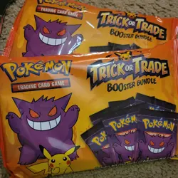 Lot of 3 Pokemon Trick or Trade Bundles and 4 New Sealed Booster Packs Mega 820650850783 - Image 3