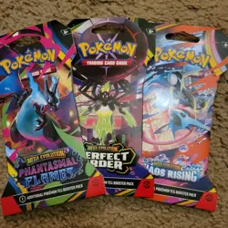 Lot of 3 Pokemon Trick or Trade Bundles and 4 New Sealed Booster Packs Mega 820650850783 - Image 4