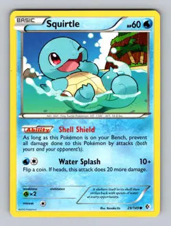 Squirtle 29/149 Common Boundaries Crossed Pokemon Lightly Played - Image 1