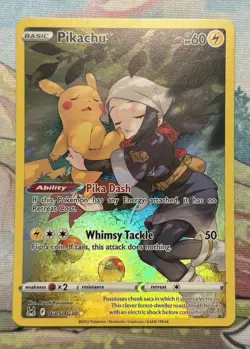Pokemon TCG Pikachu TG05/TG30 Lost Origin Trainer Gallery NM English - Image 1