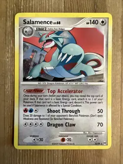Pokemon TCG Salamence Arceus 8/99 Holo Holo Rare LP - Image 1