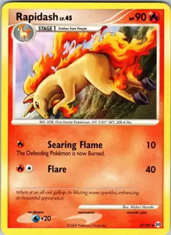 Rapidash (47) 47/99 Arceus Pokemon TCG NM - Image 1