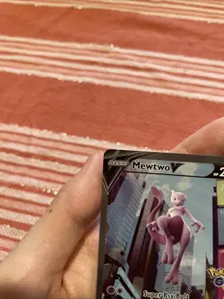 Pokemon TCG Mewtwo v Alt Art Full Art Holo Ultra Rare Card 072/078 Pokemon Go - Image 3
