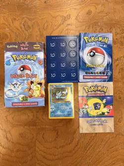Pokemon Water Blast Jungle Theme Deck - Cards Sealed and items included - Image 1
