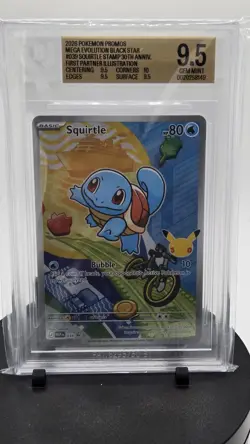 2026 POKEMON FIRST PARTNER ILLUSTRATION COLLECTION PROMO #039 SQUIRTLE BGS 9.5 - Image 1