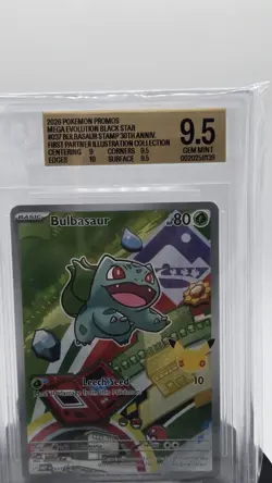Pokemon Bulbasaur #037 Holo Black Star Promo 2026 Pokemon Promos BGS 9.5 - Image 2