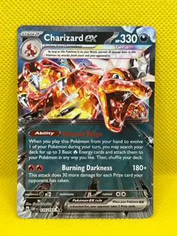Pokemon Tcg Charizard ex 125/197 Obsidian Flames - Image 1
