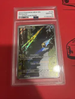 Pokemon TCG Psyduck Scarlet & Violet 151 IR 175/165 PSA 10 - Image 1