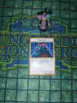 Yugioh Dungeon Dice Monsters Dark Sage custom figure card! DDM - Image 2
