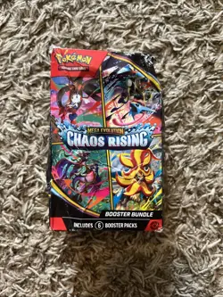 Pokemon Mega Evolution Chaos Rising Booster Bundle 6 Pack- New (box damage) - Image 2