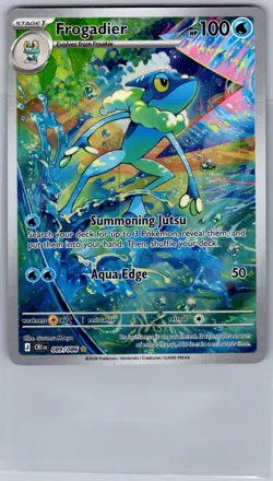 2026 Frogadier 089/086 Pokemon Chaos Rising Illustration Rare Holo - Image 1