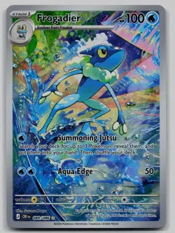 Frogadier 089/086 Holo Illustration Rare Chaos Rising Pokemon Near Mint - Image 1