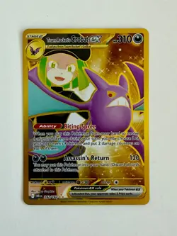 Pokemon Team Rocket’s Crobat ex 242/182 Destined Rivals SIR Card NM - Image 1