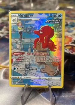 Octillery TG03/TG30 Pokemon Brilliant Stars Full Art Trainer Gallery NM - Image 1