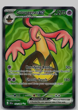 Gourgeist ex 102/086 Ultra Rare Chaos Rising Pokemon Holo Near Mint - Image 1