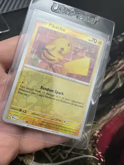 Pokemon Temporal Forces PIKACHU 051/162 Extremely RARE DOUBLE PRINT Error Card!! - Image 1