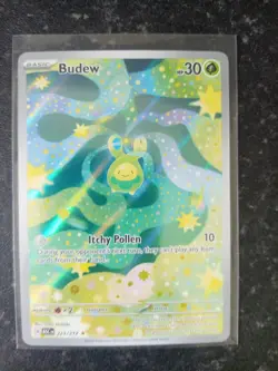 Pokemon TCG Budew 221/217 Ascended Heroes Illustration Rare NM - Image 1
