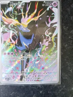 Pokemon TCG - Xerneas 91/86 Illustration Rare Pokemon Chaos Rising NM - Image 1