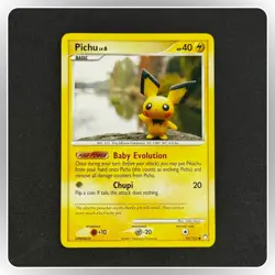POKEMON PICHU 93/123 MYSTERIOUS TREASURES NM/LP - Image 1