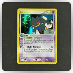 POKEMON BANETTE 1/100 REVERSE HOLO RARE CRYSTAL GUARDIANS STAMPED NM/LP - Image 1