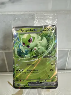 Sprigatito EX 087 Scarlet & Violet Black Star Promo Holo Pokemon Card TCG Sealed - Image 1