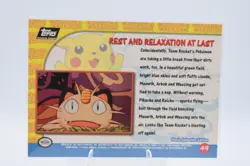 Pokemon TCG Rest and Relaxation at Last Pokemon Topps Pikachu's Vacation 49 - Image 2