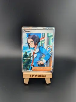 Pokemon Card Cheren 258/217 Full Art Trainer Ascended Heroes Near Mint - Image 1