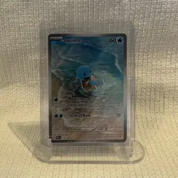 Pokemon TCG Squirtle 170/165 Reverse Holo Scarlet & Violet 151 60HP EN 2023 - Image 1