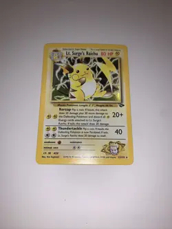 Pokemon Lt. Surge’s Raichu 11/132 Holo - Image 1