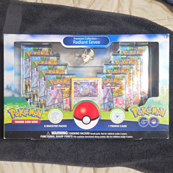 Pokemon TCG Radiant Eevee Premium Collection Box Promo Booster English 6+ MPN - Image 1