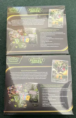 Pokemon TCG - Mega Evolution Perfect Order Pokemon Center ETB Factory Sealed x2 - Image 2