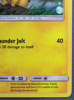 Near Mint - Pokemon TCG 2019 Pikachu SM183 Sun & Moon Promo Cosmos Holo - Image 5