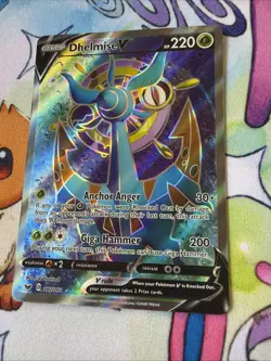 Pokemon TCG Dhelmise V Full Art Ultra Rare Holo 187/202 Sword & Shield HP220 EN - Image 2